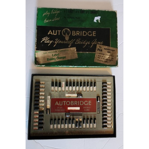 Vintage Auto Bridge-Play Yourself Bridge Game Advanced Set - Picture 2 of 8